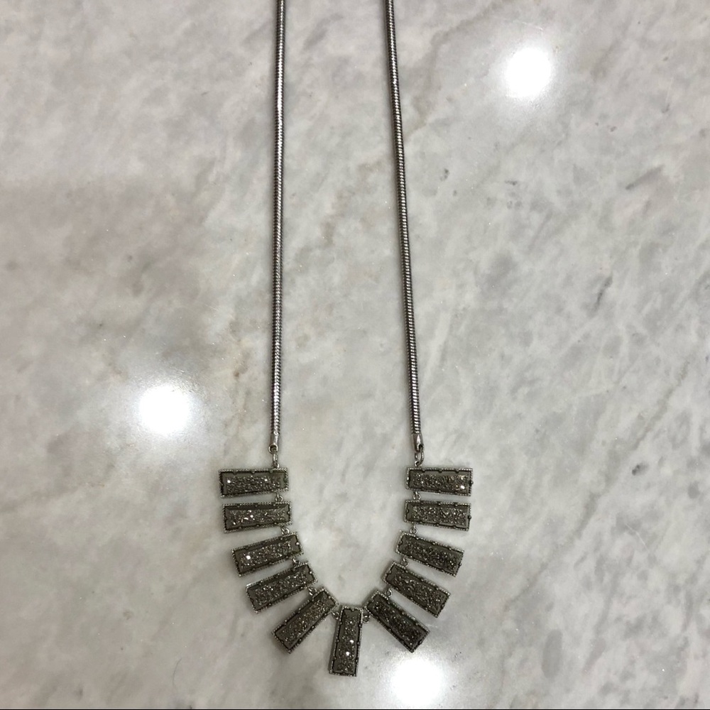 Kendra Scott Platinum drusy Angelina  (Luxe)